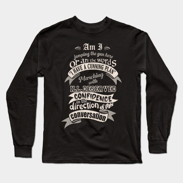 Cunning Plan Blackadder Long Sleeve T-Shirt by BOEC Gear